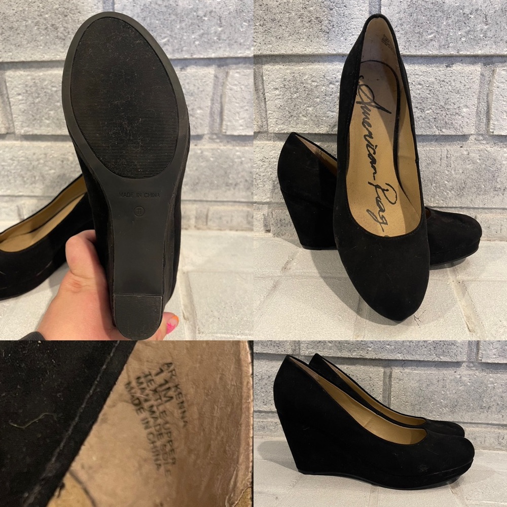Brand new American Rag wedges! Size 11! 3” heel!